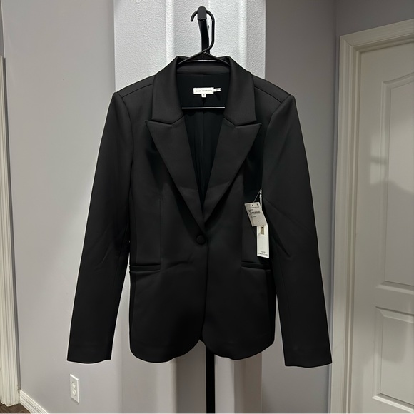 New Good American Scuba Blazer Black Size Large 3 NWT Stitch Fix No flaws - Picture 2 of 12